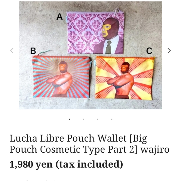LUCHADOR Pouch Orange Bag - Picture 2 of 10
